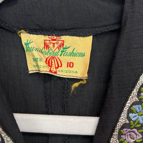 50s Thunderbird Fashions Fiesta Patio Dress Set, Full Circle Skirt, ROCKABILLY - Picture 12 of 13